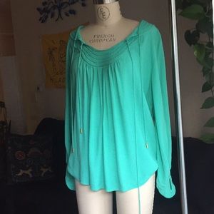 Diane Von Furstenberg Turquoise Top